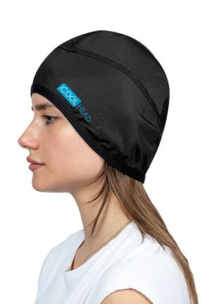 کلاه شنا مشکی زنانه iCool Head - کد 900572332