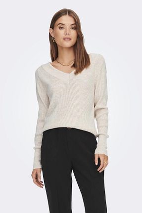 پلیور طوسی زنانه ساده ONLY - کد 345424924