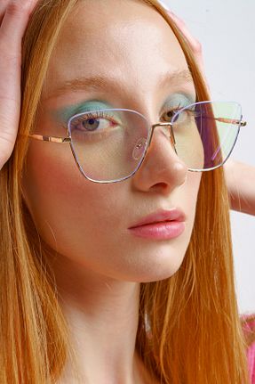 عینک محافظ نور آبی قهوه ای زنانه مات Corney Design - کد 802670594