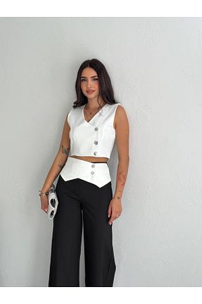 ست بالاتنه و پائین تنه مشکی زنانه پلی آمید BYKUZEYARAS - کد 901933705
