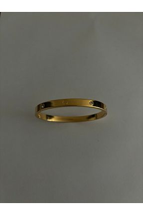 دستبند استیل (فولاد) طلائی استیل (فولاد) Raes - کد 901942110