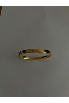 دستبند استیل (فولاد) طلائی استیل (فولاد) Raes - کد 901942110