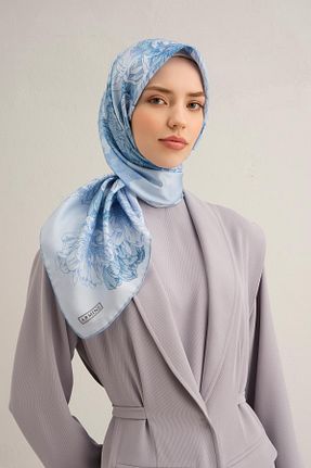 روسری آبی İpek Tivil Armine - کد 901951679