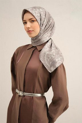 روسری طوسی İpek Tivil Armine - کد 899932543