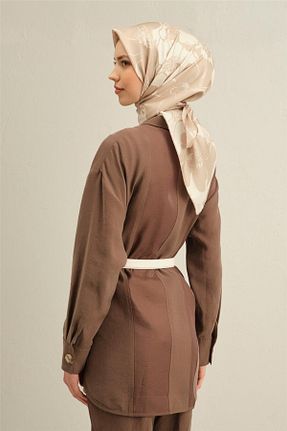 روسری بژ İpek Tivil Armine - کد 899985015