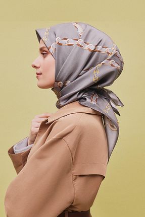 روسری طوسی İpek Tivil Armine - کد 900642833