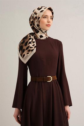 روسری قهوه ای 90 x 90 Armine - کد 901951610