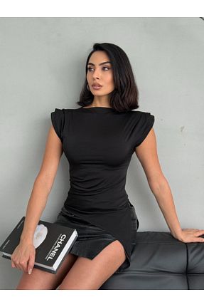 بلوز مشکی زنانه ساده buqre
