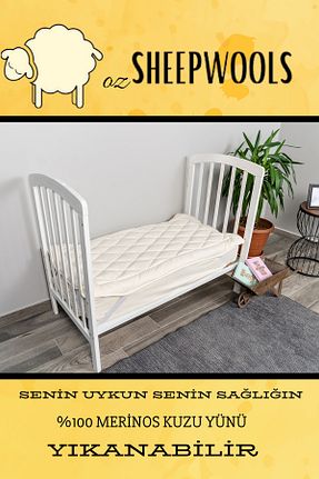 لحاف کودک و نوزاد بژ 95 x 145 ozsheepwools - کد 830419172