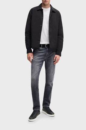 کفش اسنیکر مشکی مردانه چرم BOSS - کد 901962725
