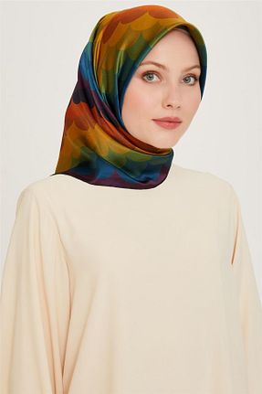 روسری بنفش کرپ ساتن ابریشم Armine - کد 867680894