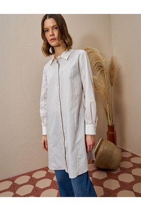تونیک حجاب طوسی بافتنی Kayra - کد 901984902