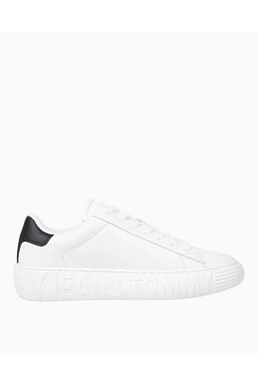 کفش اسنیکر طلائی مردانه بند دار Tommy Hilfiger - کد 759545119