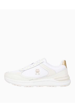 کفش اسنیکر سفید زنانه بند دار Tommy Hilfiger - کد 885129380