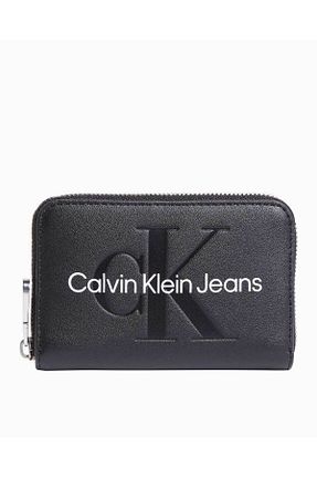 کیف پول مشکی زنانه سایز متوسط Calvin Klein - کد 883820143