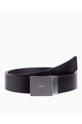 کمربند مشکی مردانه چرم مصنوعی Calvin Klein - کد 873926468