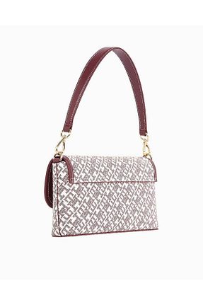 کیف دستی قرمز زنانه چرم خالص Tommy Hilfiger - کد 878966329