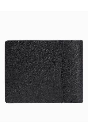 کیف پول مشکی مردانه چرم خالص Calvin Klein - کد 890675892