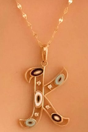گردنبند طلا زرد زنانه 14 عیار K KRAFTIVA JEWELRY - کد 884797986