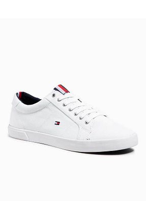 کفش اسنیکر سفید مردانه بند دار Tommy Hilfiger - کد 97356011