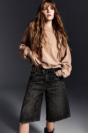 سوئیشرت صورتی زنانه ساده Pull & Bear - کد 902013105