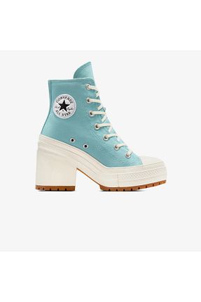 کفش اسنیکر آبی زنانه بند دار Converse - کد 902061852