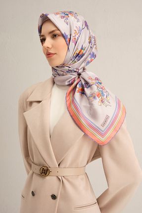 روسری طوسی İpek Tivil Armine - کد 902058014