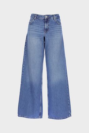 شلوار جین متالیک زنانه پاچه زیپ دار CROSS JEANS - کد 902047245