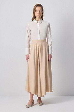 دامن حجاب بژ زنانه Relaxed Touche Prive - کد 902047204