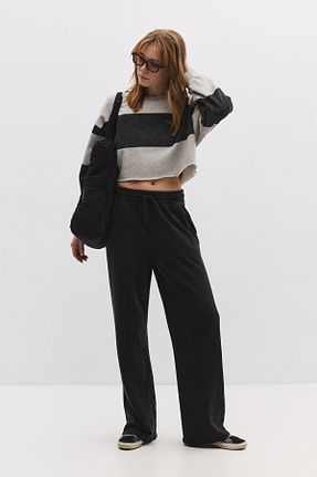 شلوار مشکی زنانه بافتنی No Matter What - کد 902080122