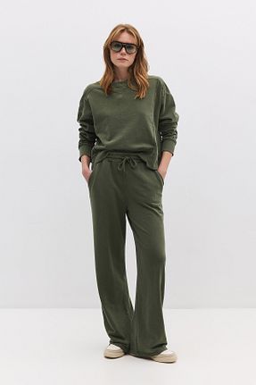 شلوار خاکی زنانه بافتنی No Matter What - کد 902080153