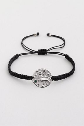دستبند نقره رنگی مردانه 925 عیار So Chic - کد 897981433