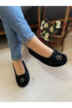پاپوش مشکی زنانه پارچه ای Babet Merkezi - کد 902080551