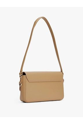 کیف دوشی بژ زنانه پلی اورتان Tommy Hilfiger - کد 902083217
