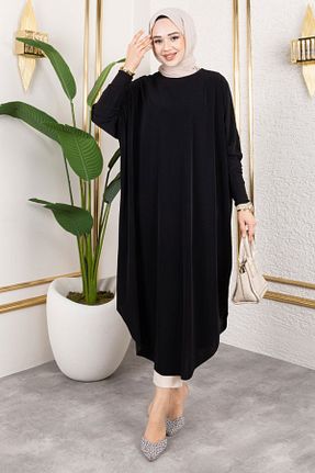 تونیک حجاب مشکی زنانه جرسی Genel Markalar - کد 903739235