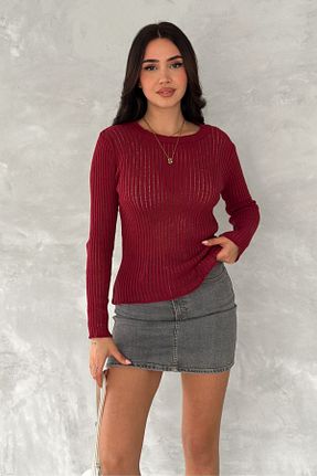 بلوز زرشکی زنانه رگولار ZISHAN - کد 902102822