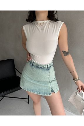 بلوز سفید زنانه ساده Fav Style - کد 902102921