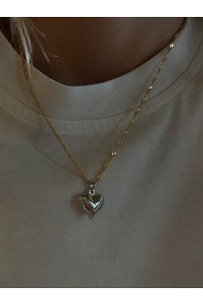 گردنبند نقره رنگی زنانه 925 عیار Sade Accessory - کد 903738019