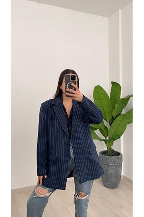 کت سرمه ای زنانه Blazer Nazline - کد 902101572