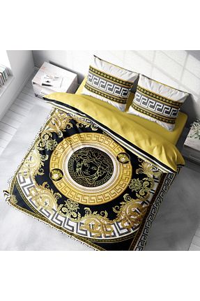روتختی دونفره رنگی پنبه - ساتن Marcalanya - کد 806953291