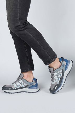 کفش اسنیکر طوسی مردانه بند دار Jump - کد 738826307