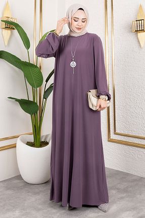 لباس حجاب صورتی زنانه رگولار Genel Markalar - کد 902106659