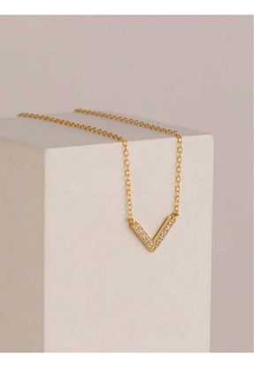 گردنبند جواهر متالیک زنانه استیل ضد زنگ Diloshtrend Design - کد 902134003