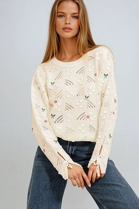پلیور نباتی زنانه رگولار VAGGON - کد 902123916