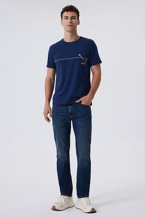 تیشرت سرمه ای مردانه رگولار Lee Cooper - کد 757305569