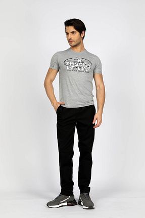 تیشرت طوسی مردانه رگولار Lee Cooper - کد 824073912