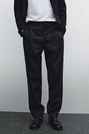 شلوار آبی مردانه کتان Massimo Dutti - کد 894852436