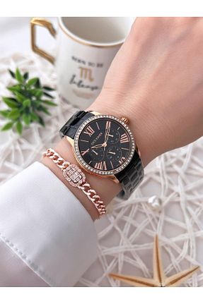 ساعت مچی مشکی زنانه 36-40 میلی متر Dice Kayek - کد 902146998