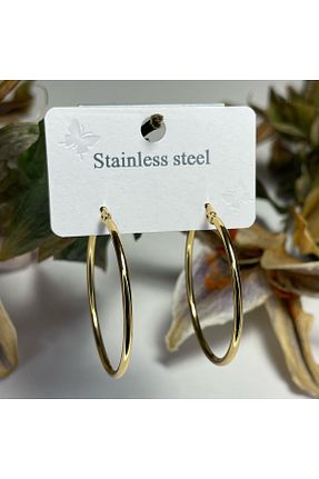 گوشواره استیل (فولاد) زرد زنانه استیل (فولاد) SWEATEE - کد 902152923
