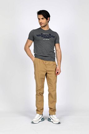 تیشرت طوسی مردانه رگولار Lee Cooper - کد 824074564